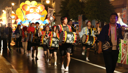 北海道三大あんどん祭り 八雲山車行列 参加団体②